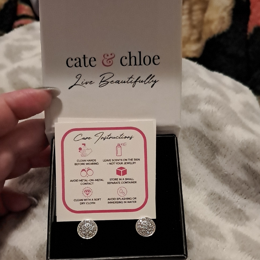 Cate & Chloe Nelly Stud Earrings NWT